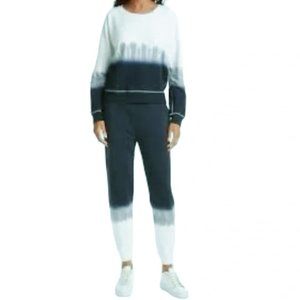 Rails Theo & Oakland Tie Dye Joggers & Sweatshirt Set Outfit Small Blue/Gray